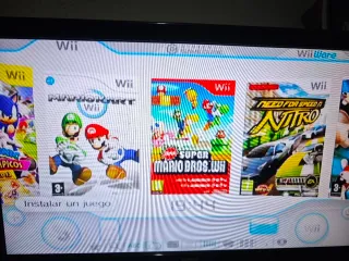 Consola Nintendo WII Roja Ed New Super Mario Bros
