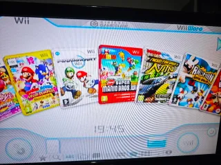 Consola Nintendo WII Roja Ed New Super Mario Bros