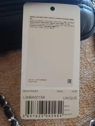 Bolso Zadig & Voltaire Rock rider negro