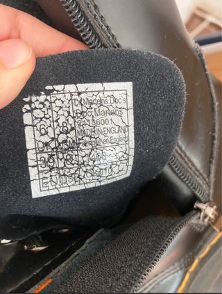 Anfibi Dr. Martens con zeppa e zip