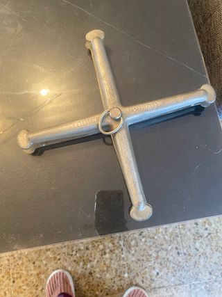 Tensor per racchette da tennis in legno originale anni '70