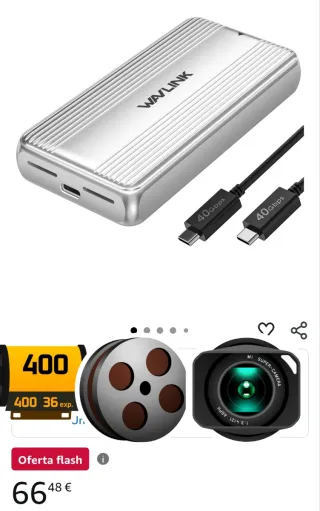 Carcasa SSD NVMe Wavlink USB4 WL-ST406C