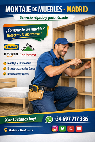 montador de muebles manitas en madrid