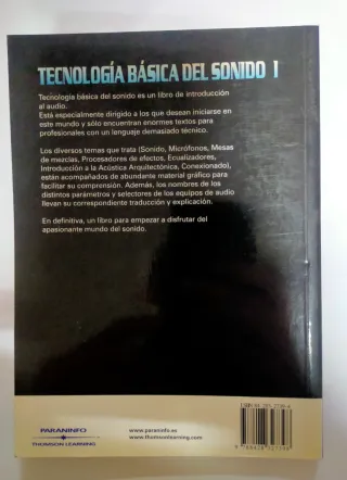 Tecnología Básica del Sonido I - Paraninfo