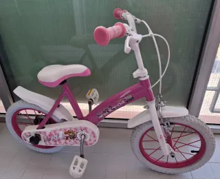 Bicicleta Paw Patrol rosa
