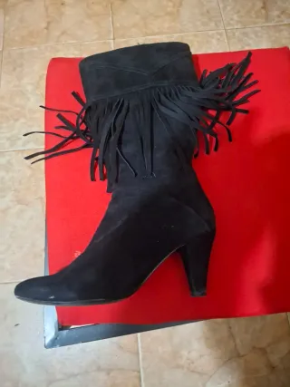 Botines Gloria Ortiz Piel Negros