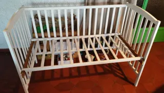 Cuna colecho con colchon. 120x60cm