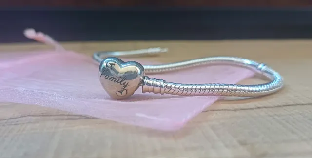 Pulsera charms | Corazón árbol de la vida Familia