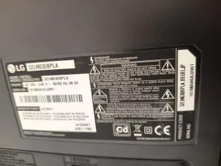 Televisión LG Negra 32" smart TV