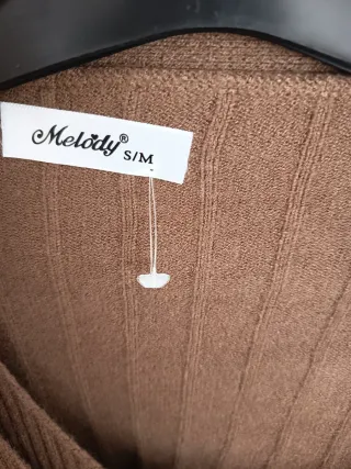 Conjunto Vestido y Rebeca Marrón Talla M