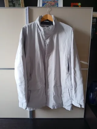 Giacca a vento Ivy Oxford blu e bianca taglia L