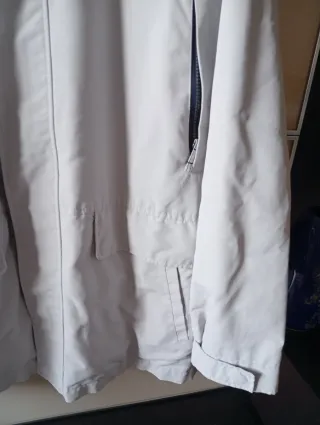 Giacca a vento Ivy Oxford blu e bianca taglia L