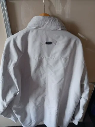 Giacca a vento Ivy Oxford blu e bianca taglia L