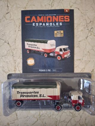 Camión Pegaso Z-702 del año 1960 a 1/43 de Salvat