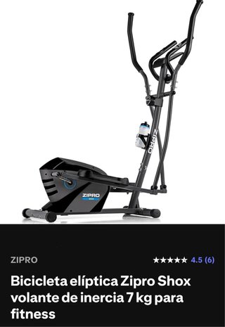 Bicicleta Elíptica Zipro Show 7kg