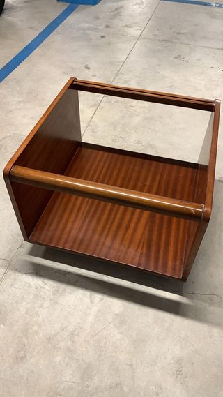 Mesa centro y esquinera madera maciza hecha a mano