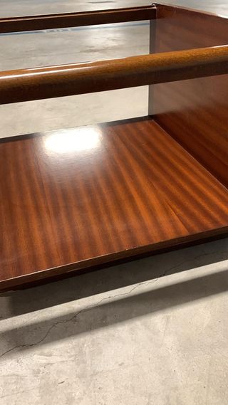 Mesa centro y esquinera madera maciza hecha a mano