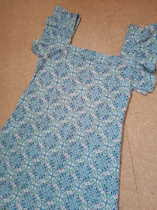 Vestido invitada estampado