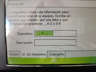 HTC X7500 PDA con Teclado QWERTY