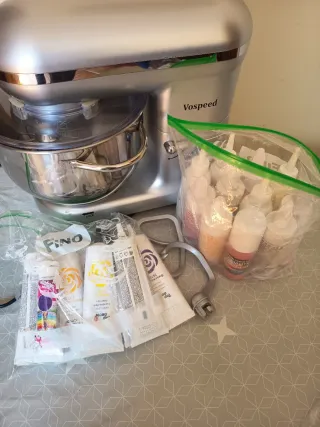 Batidora Vospeed + 2 pack colorantes alimentarios