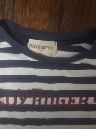 Maglia Roy Roger's a righe bimbo 8 anni