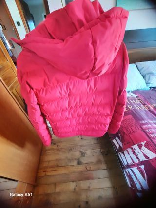 Chaqueta acolchada roja