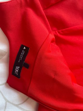 Vestido rojo de tirantes