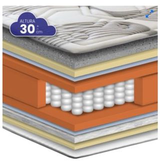 COLCHÓN VISCOGRAFENO + BASE TAPIFLEX 135x190 m