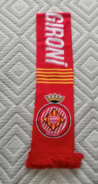 Bufanda Girona FC Roja y Amarilla