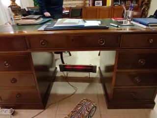 Conjunto muebles despacho en madera