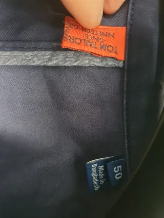 Blazer Tom Tailor Talla 50 Azul Hombre