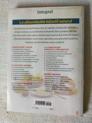 Libro: "La alimentación infantil natural"