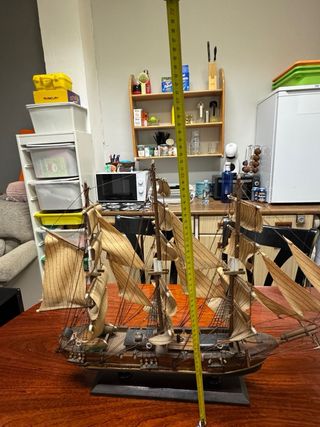 Maqueta de Barco de Madera