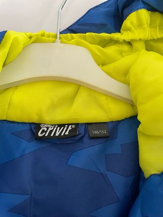 Chaqueta Invierno Niño Azul y Amarillo