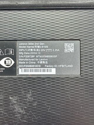 Lenovo 300e 2nd Gen Celeron / 4GB / 64GB