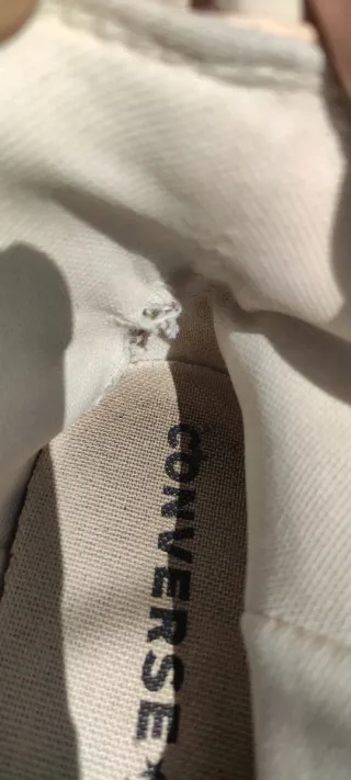 Converse Plataforma Beige/Blanco Talla 40