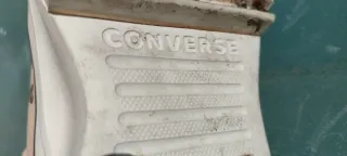 Converse Plataforma Beige/Blanco Talla 40