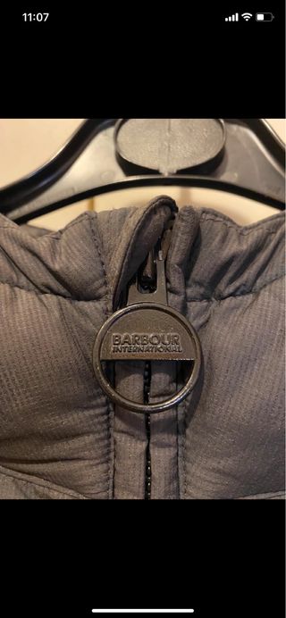 Piumino Barbour nero