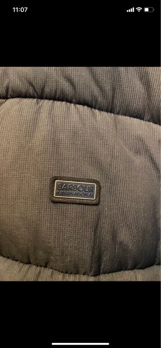 Piumino Barbour nero