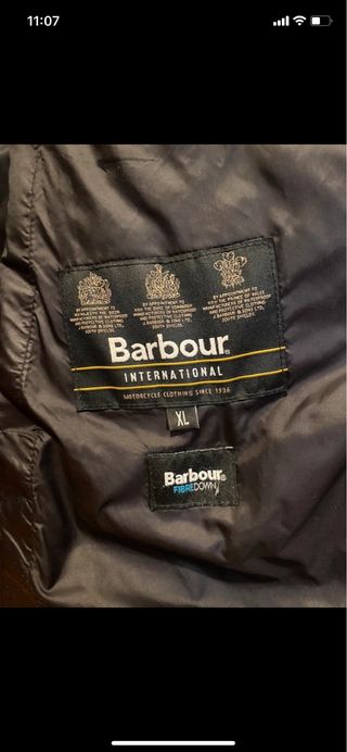Piumino Barbour nero