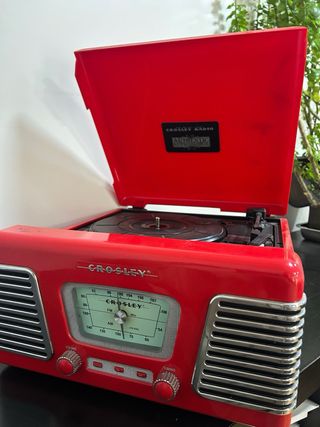 Radio Crosley Roja Estilo Vintage