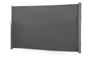 Toldo Lateral Retráctil Gris 300x180 cm