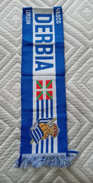 Bufanda Real Sociedad DERBIA URDIN VASCO