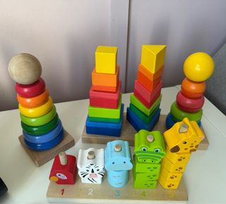 Pack juegos educativos madera