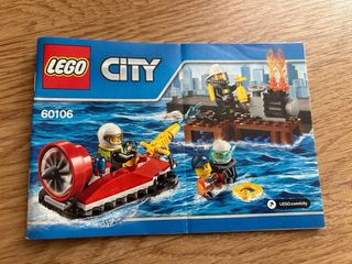 Lego City 60106 Set de Bomberos
