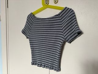Top de rayas Pull&Bear, talla M, muy buen estado