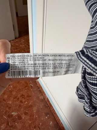 Top de rayas Pull&Bear, talla M, muy buen estado