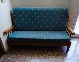 Sofá provenzal 3 plazas desenfundable