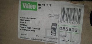 Portamatriculas renault scenic 1 valeo