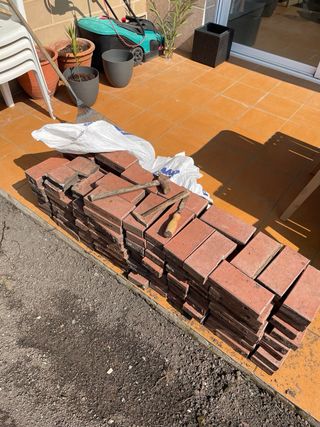 Adoquines de jardín terracota